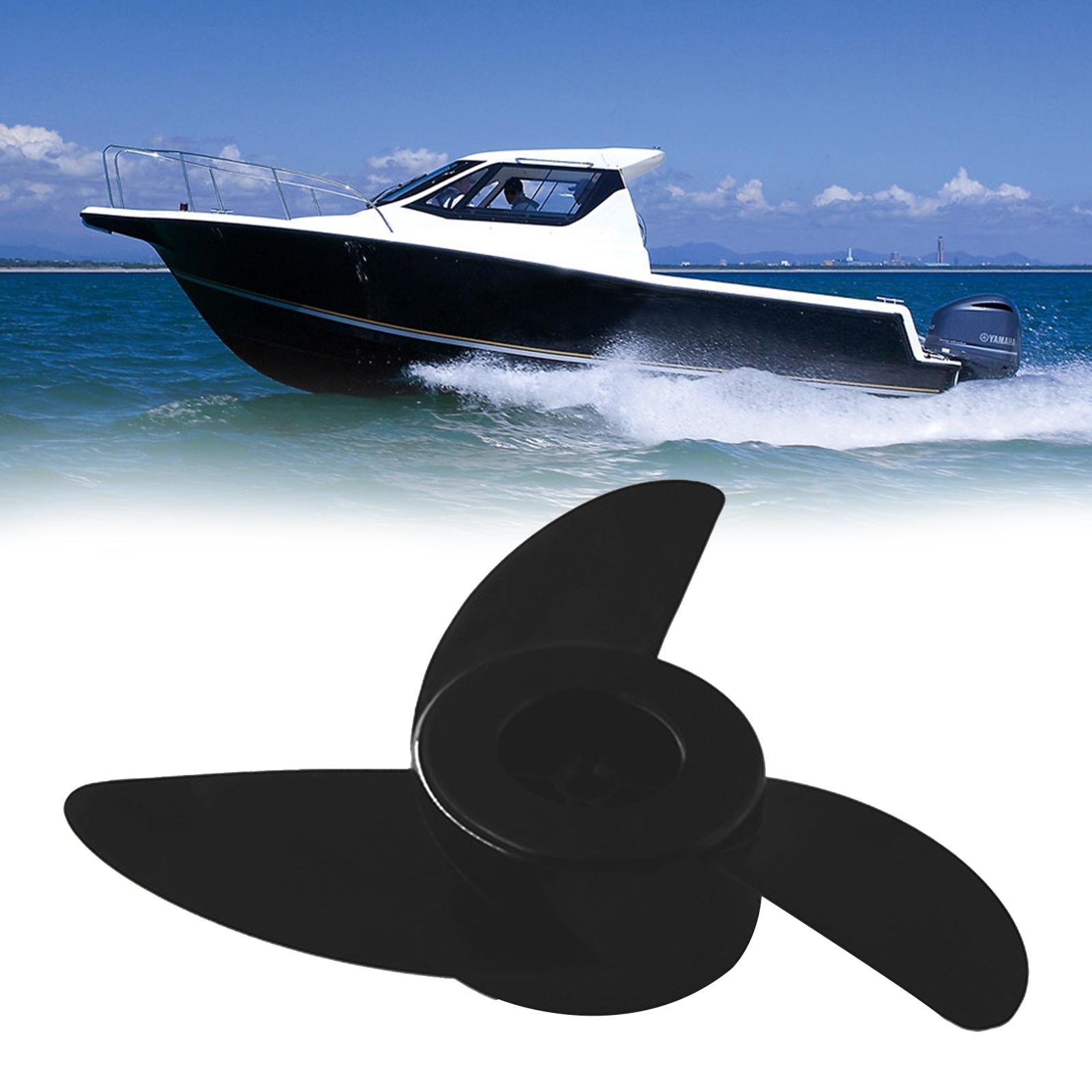 3 Blades Boat Propeller Outboard Motor Propeller Electric Trolling Motor Outboard/Propeller for 44lb 54lb 55lb 65lb