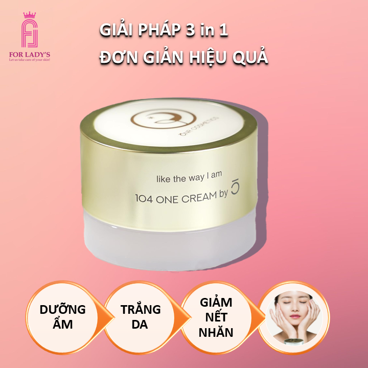 Kem dưỡng da làm trắng chống lão hóa mềm mại da 50ml- 104 ONE CREAM by C - HÀNG CHÍNH HÃNG