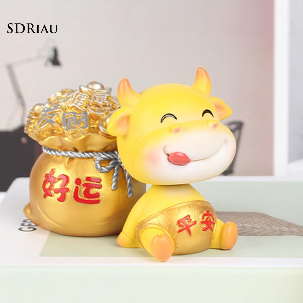 Mô Hình Đồ Chơi Xe Hơi Hoạt Hình Màu Vàng Trang Trí Bảng Điều Khiển