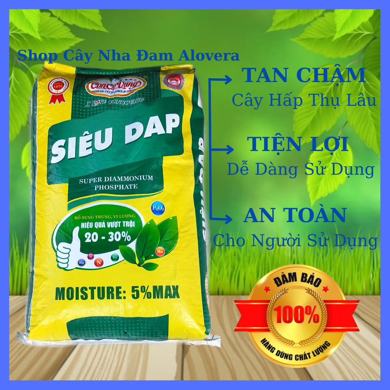 Phân DAP Loại Cao Cấp Cho Mọi Cây Trồng ( Túi 1kg)