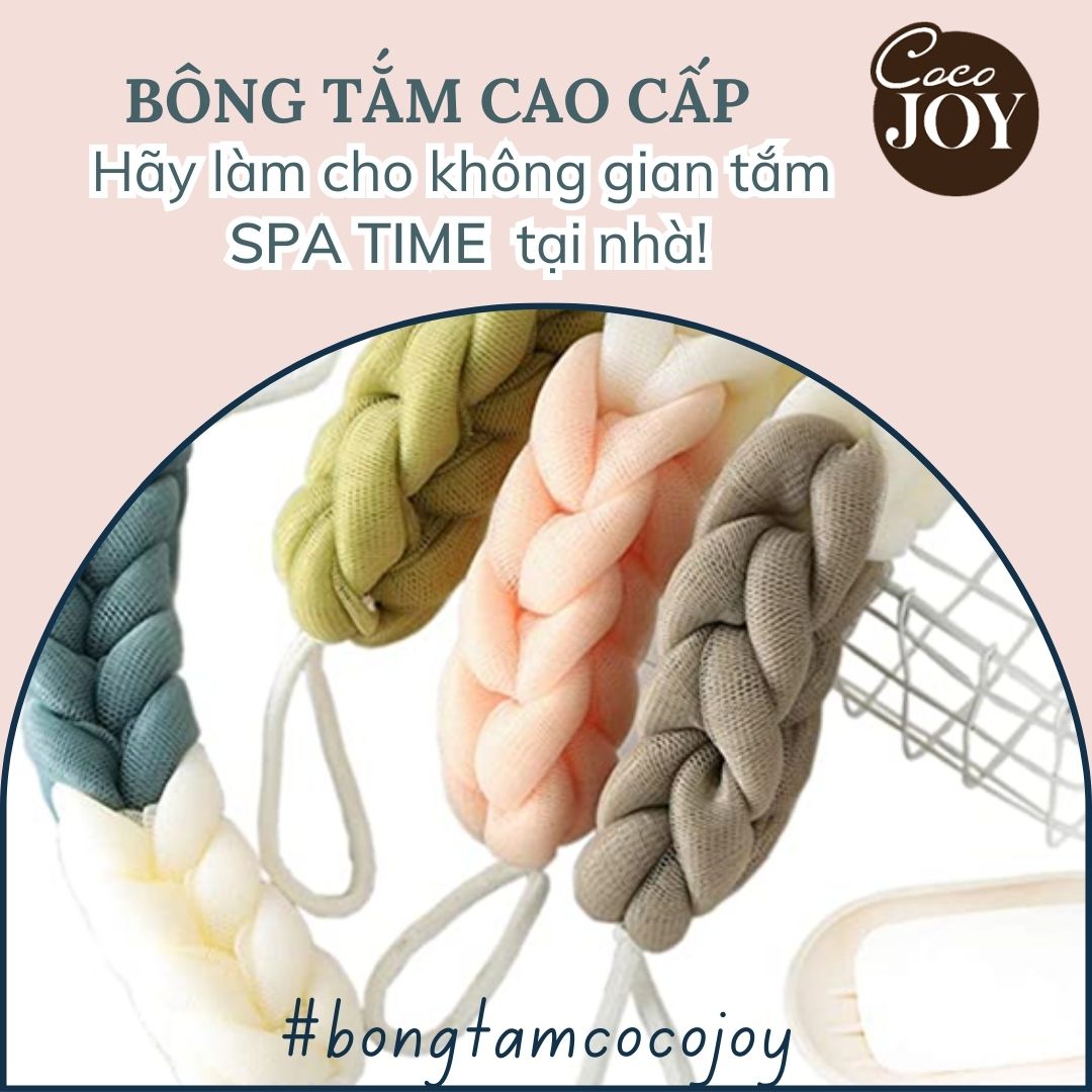 Bông Tắm Dài Mềm Mại Coco Joy