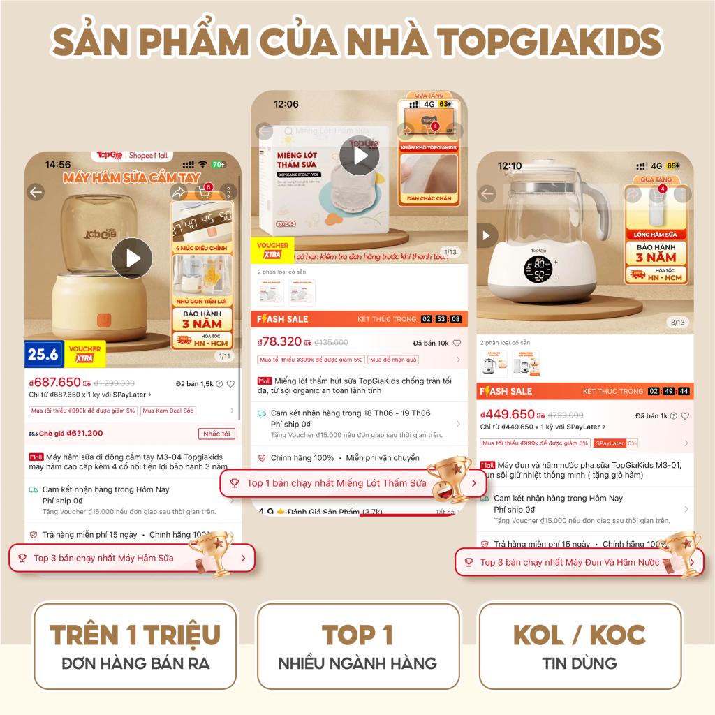 Hàng chính hãng Máy xay đa năng mini M7-02 cầm tay TopGiaKids, xay đồ ăn dăm cho bé, dung tích 300ml
