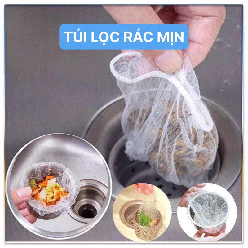  Túi lọc rác bồn rửa bát - Túi lưới lọc rác giúp ngăn chặn tắc đường ống