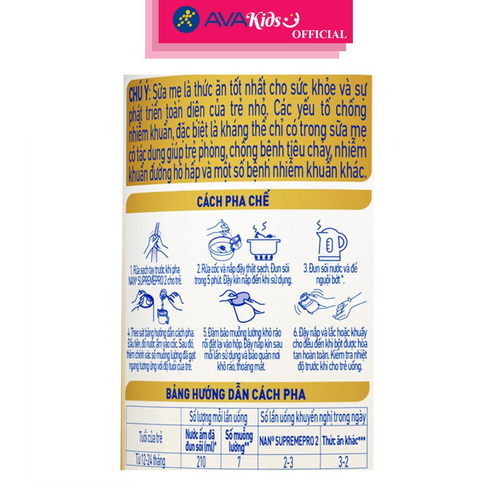 Sữa bột NAN Supremepro số 1 800g - Hàng Chính Hãng