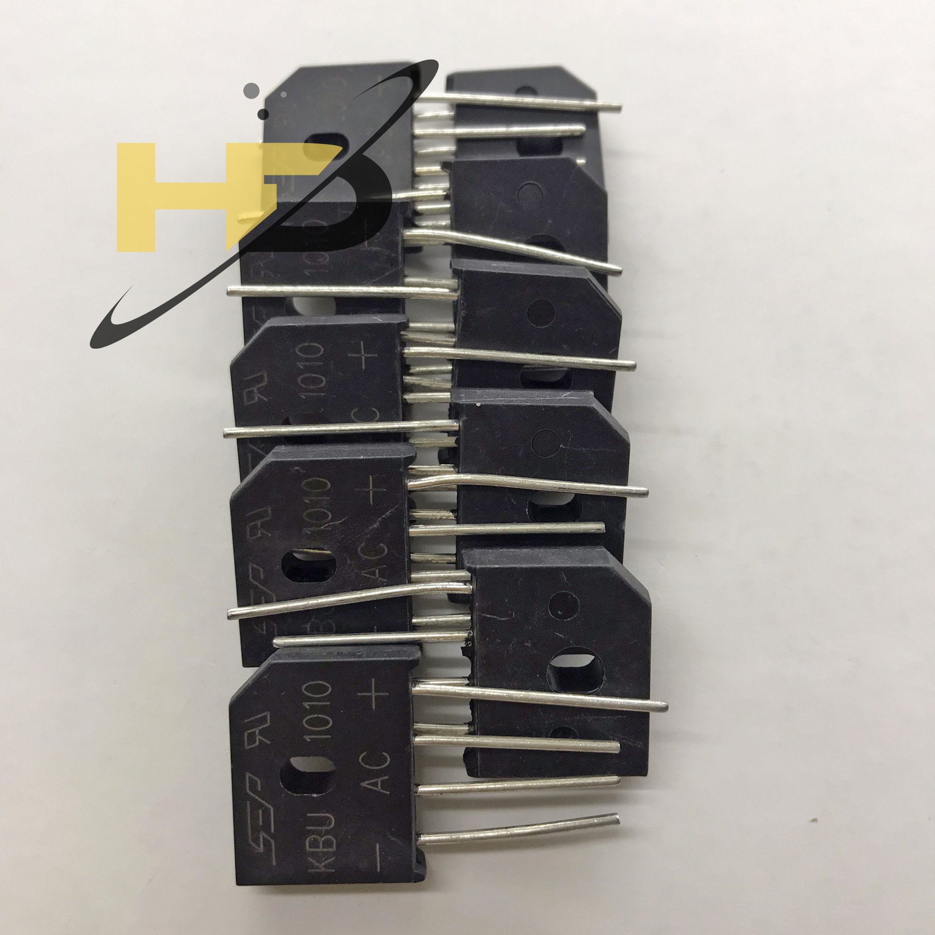 Bộ 2 Chiếc Diode Cầu KBU1010 KBU 1010 10A 1000V DIP-4 Loại Tốt