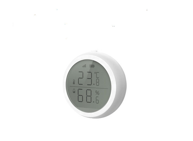 Đồng hồ đo nhiệt độ, độ ẩm qua điện thoại cảm biến nhiệt độ ( Tặng nút kẹp cao su giữ dây cố định )