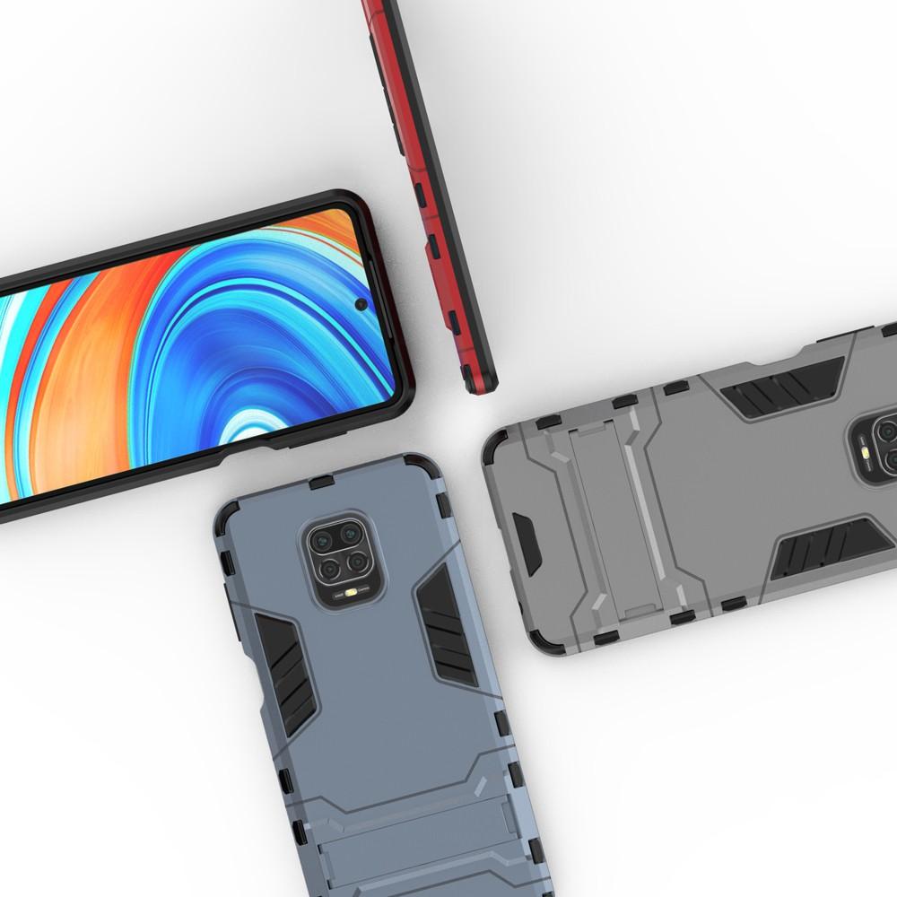 Ốp lưng cho Xiaomi Redmi Note 9s 10s 9 10 Pro Max IRON MAN chống sốc bảo vệ viền và camera kèm chống xem video tiện lợi