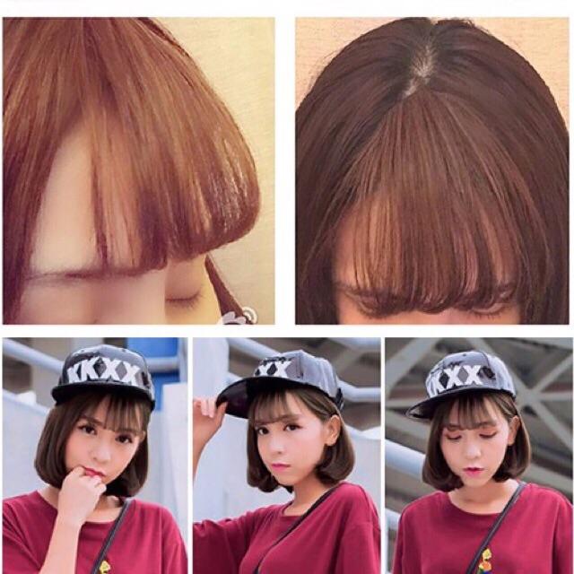Tóc giả mái thưa có MAI-ảnh thật