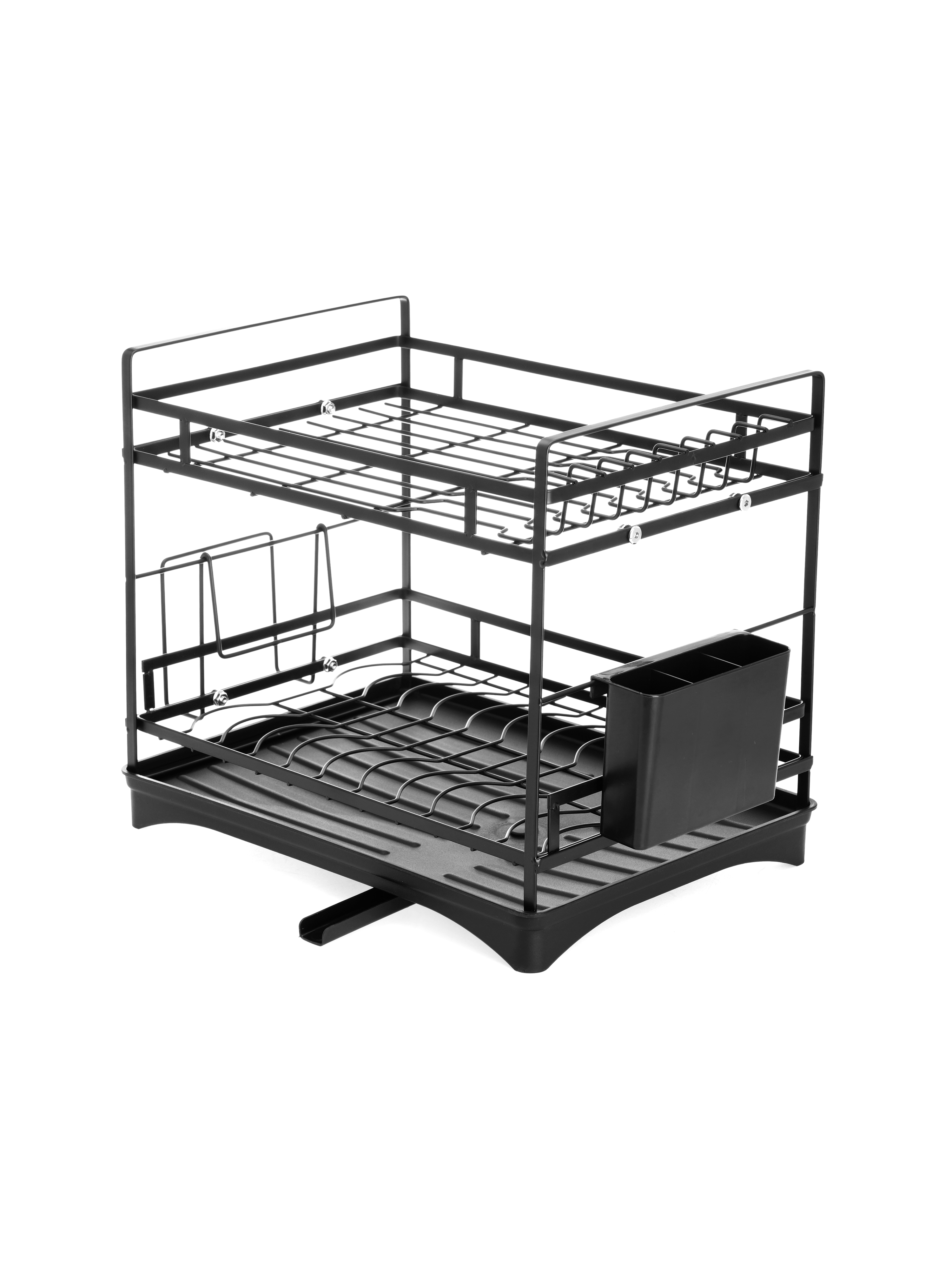 Kệ úp bát đĩa nhà bếp đa năng 2 tầng kèm khay hứng nước . Phân phối bởi Cobi Home