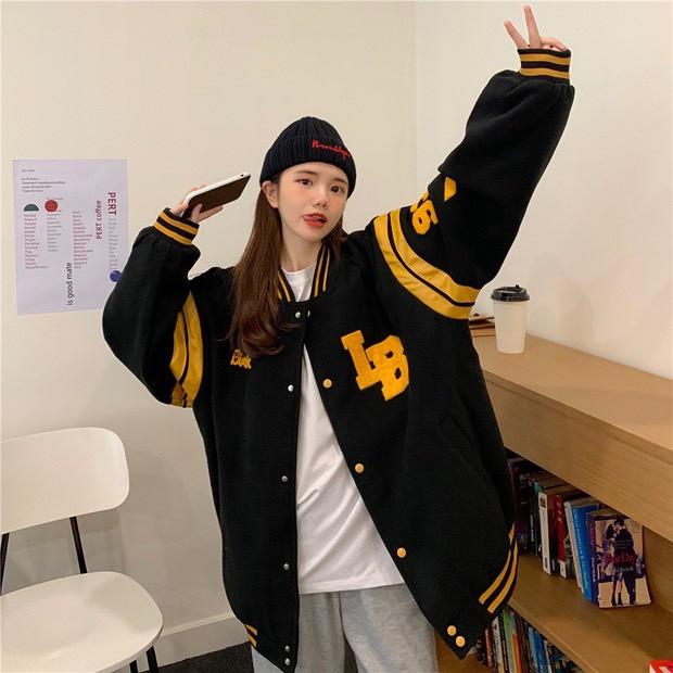 Áo Khoác Nỉ Bomber Phối Màu Unisex Nam Nữ Form Rộng Ulzzang, áo khoác bomber thời trang thu đông nam nữ - áo bomber gió, nỉ gấu hàng 1 lớp form rộng, unisex, freesize