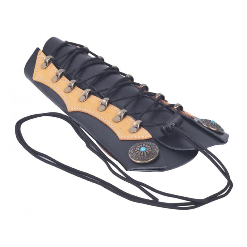 Adjustable Archery Arm Guard Protector Armband Safe Strap Bracer Hunting