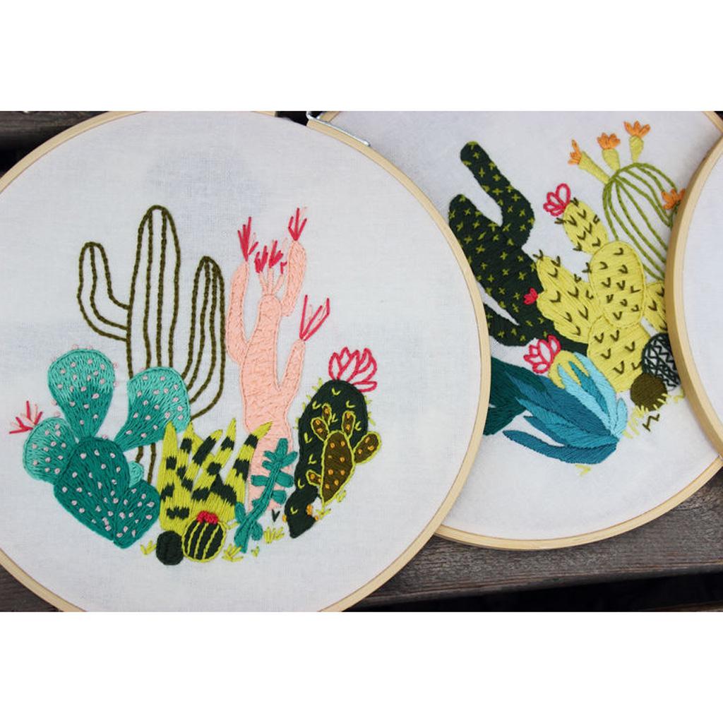 Cross Stitch Kit Hand Embroidery Starter Kit with Pattern Needlework 1