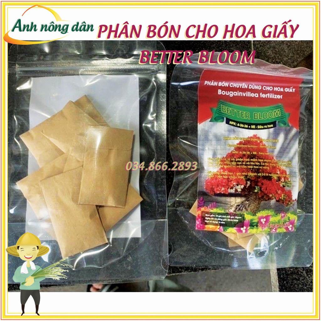 Phân bón siêu ra hoa better Bloom NPK - Phân bón chuyên dùng cho hoa giấy