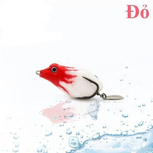 Mồi câu lure cá lóc cá xộp THUNDER FROG Nhái hơi Lưng Đốm Mồi giả câu cá