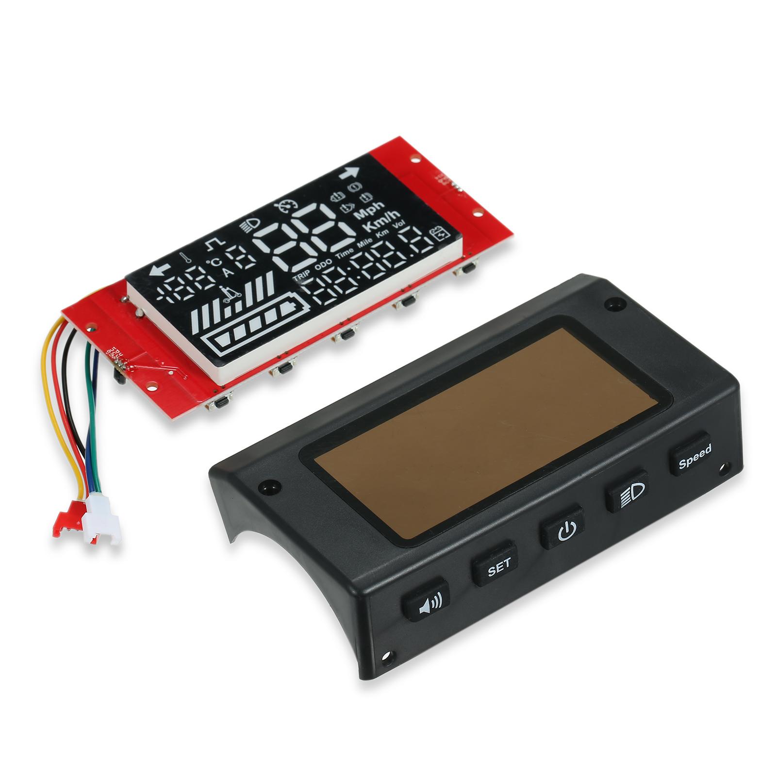 36V Brushless Motor Controller Digital Display Panel Cover Headlight Electric Scooter Set for Kugoo 8in Electric Scooter