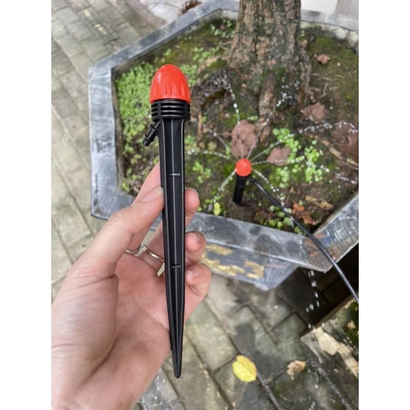 Đầu tưới cắm gốc phun nước 8 tia tưới gốc cây chậu hoa