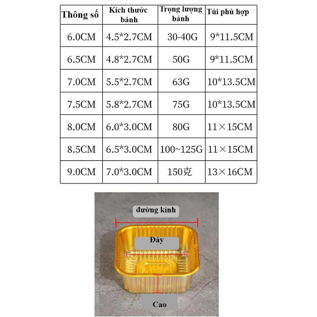 100 Túi Đựng Bánh Trung Thu, Bao Bì Đựng Trà Nhiều Kích Thước, Họa Tiết Đẹp - VUA BAO BÌ