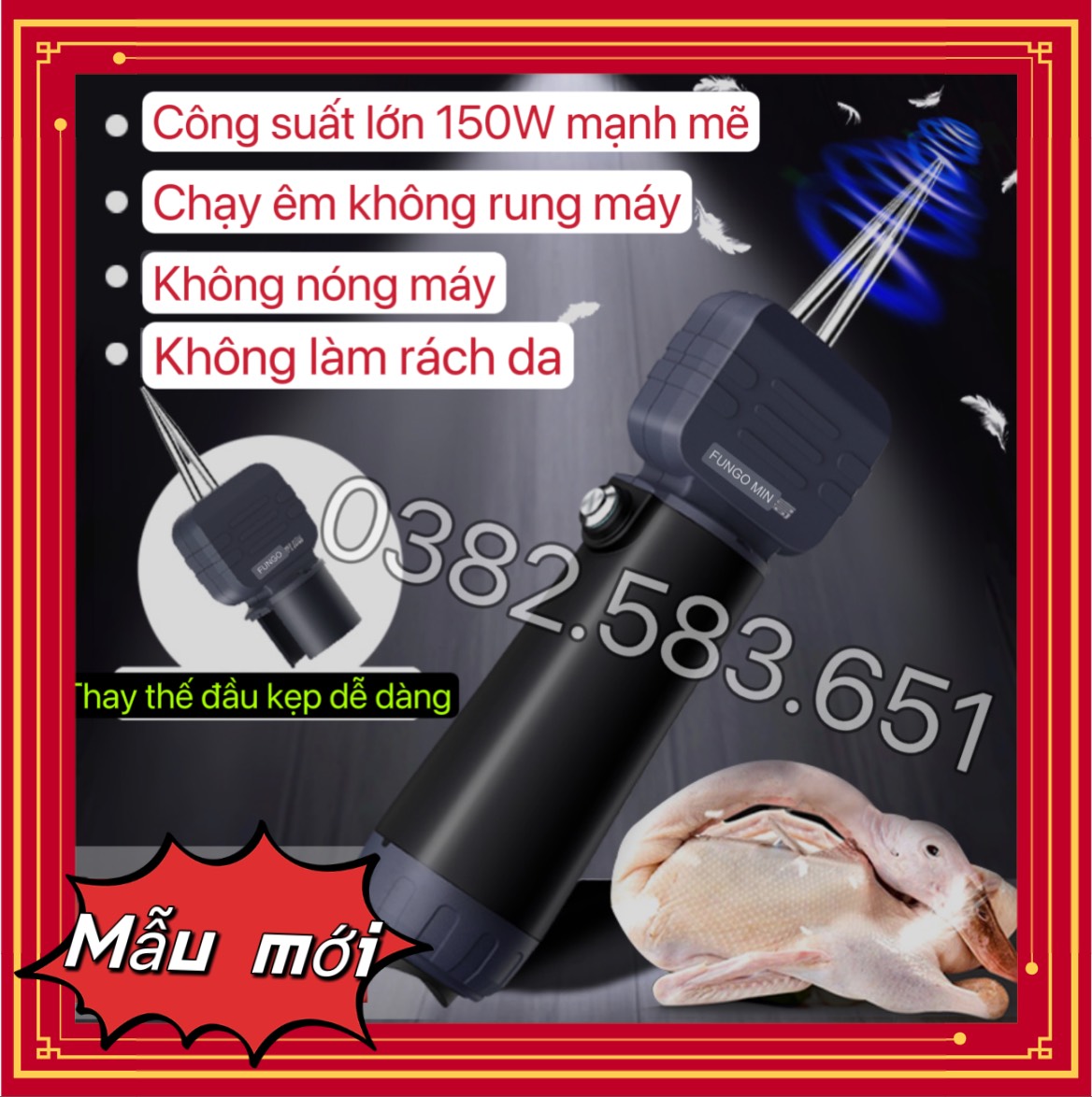 máy nhổ lông vịt cầm tay FUNGO dùng PIN hoặc dùng ĐIỆN (MẪU MỚI NHẤT)