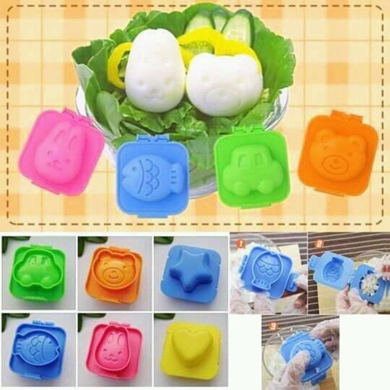 Hộp 6 Khuôn Ép Cơm, Bánh
