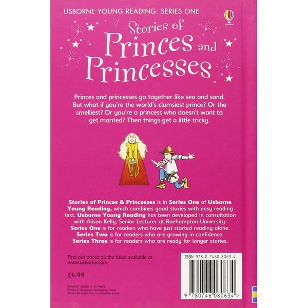 Sách thiếu nhi tiếng Anh - Usborne Young Reading Series One: Stories of Princes and Princesses