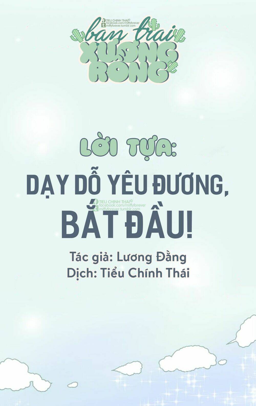 bạn trai xương rồng chapter 0 2