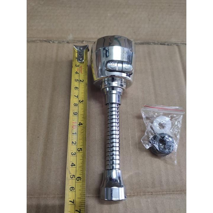 Đầu vòi nước rửa chén 2 chế độ tăng áp xoay 360