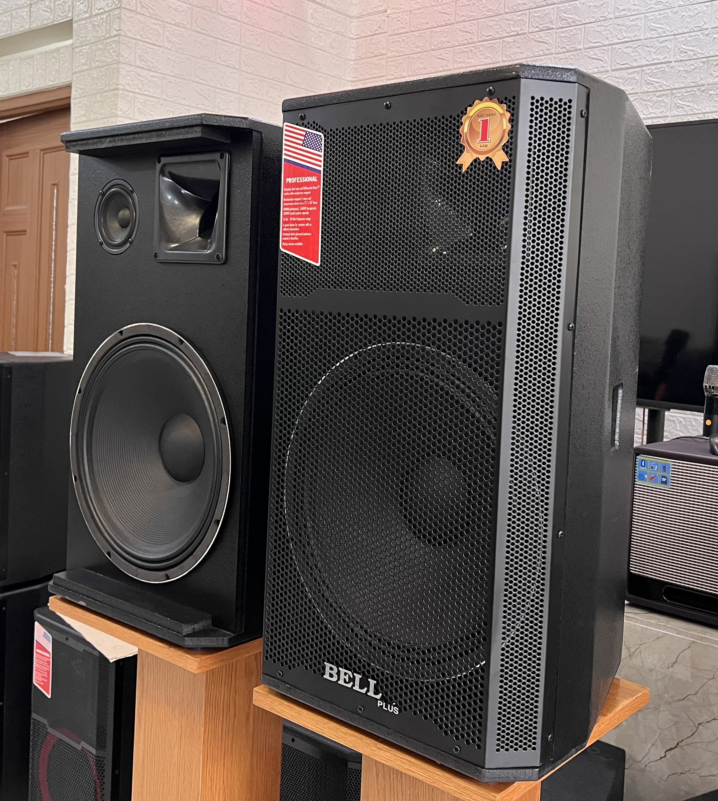 Loa 4 tấc thùng sơn bass 40 từ 156 côn 65 chuyên karaoke và nghe nhạc Vip Bellplus (hàng chính hãng)