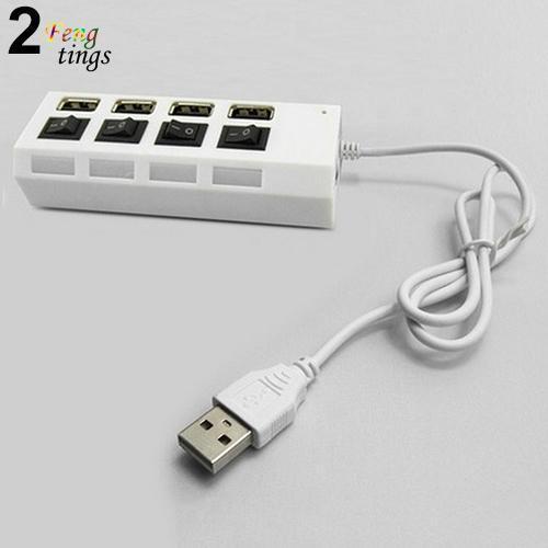 Bộ Chia 4 Cổng Usb 2.0 Có Công Tắc Đóng Mở Tiện Dụng