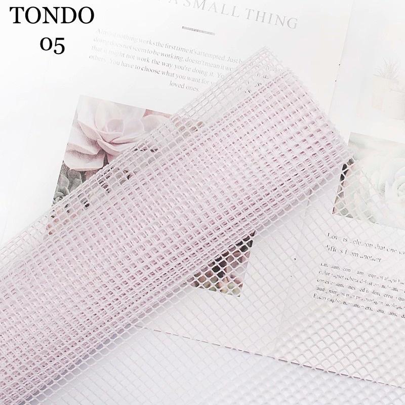 Tấm lưới gói hoa Hàn Quốc - lưới hình ô vuông bó hoa