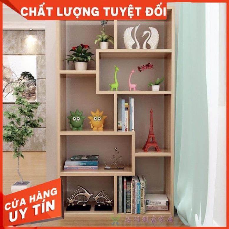 Kệ sách gỗ đa tầng nhiều ngăn, kệ sách chữ U gỗ MDF chống ẩm cao cấp