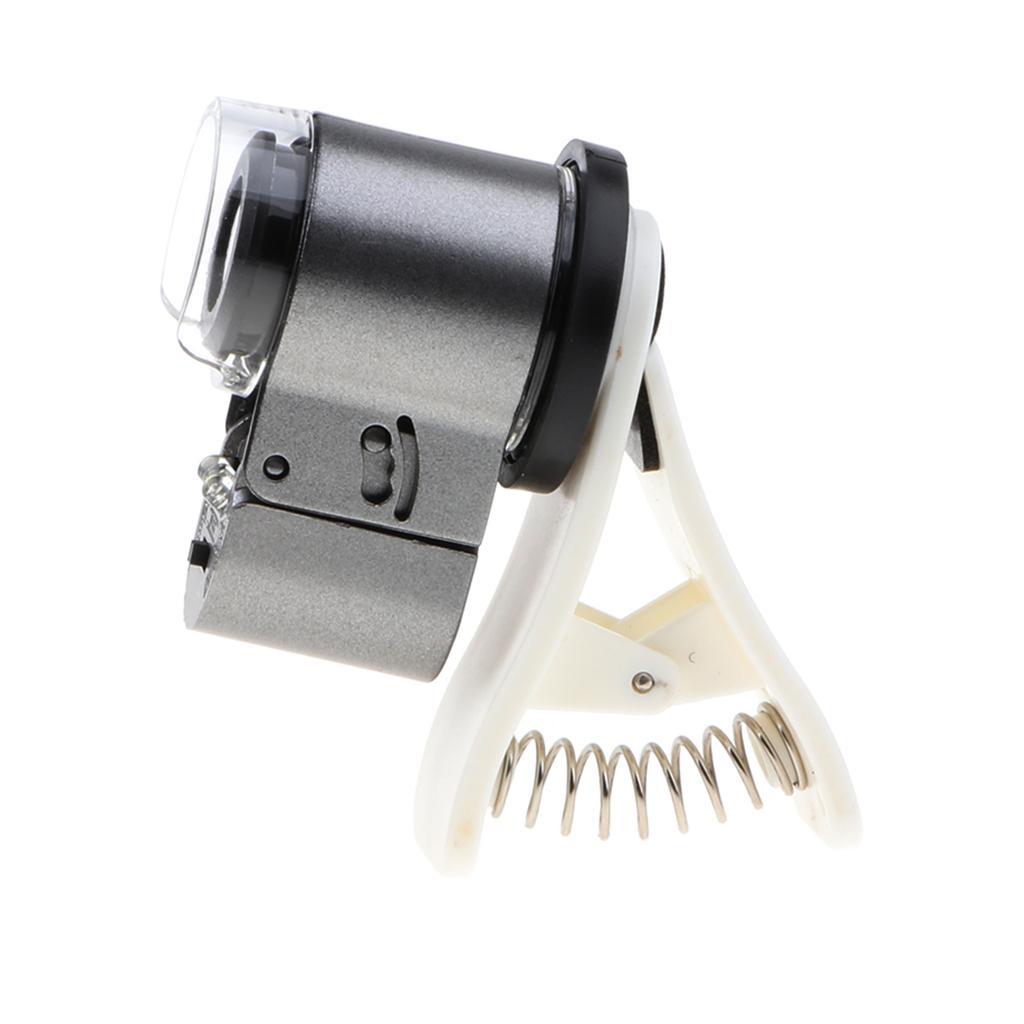 65X  Phones Camera Optical LED &  Clip   Micro Lens