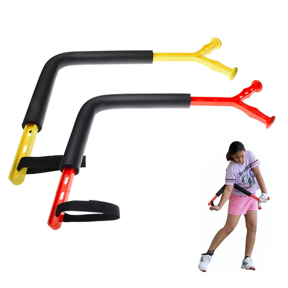 Golf Xoay Swing Trainer Golf Swing Tư thế phụ trợ Cải thiện tư thế Swing To Trainer Tốc độ chính xác Color: Red