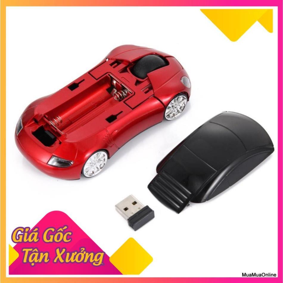 Chuột Không Dây Hình Xe Hơi Có Đèn Led  TP'S