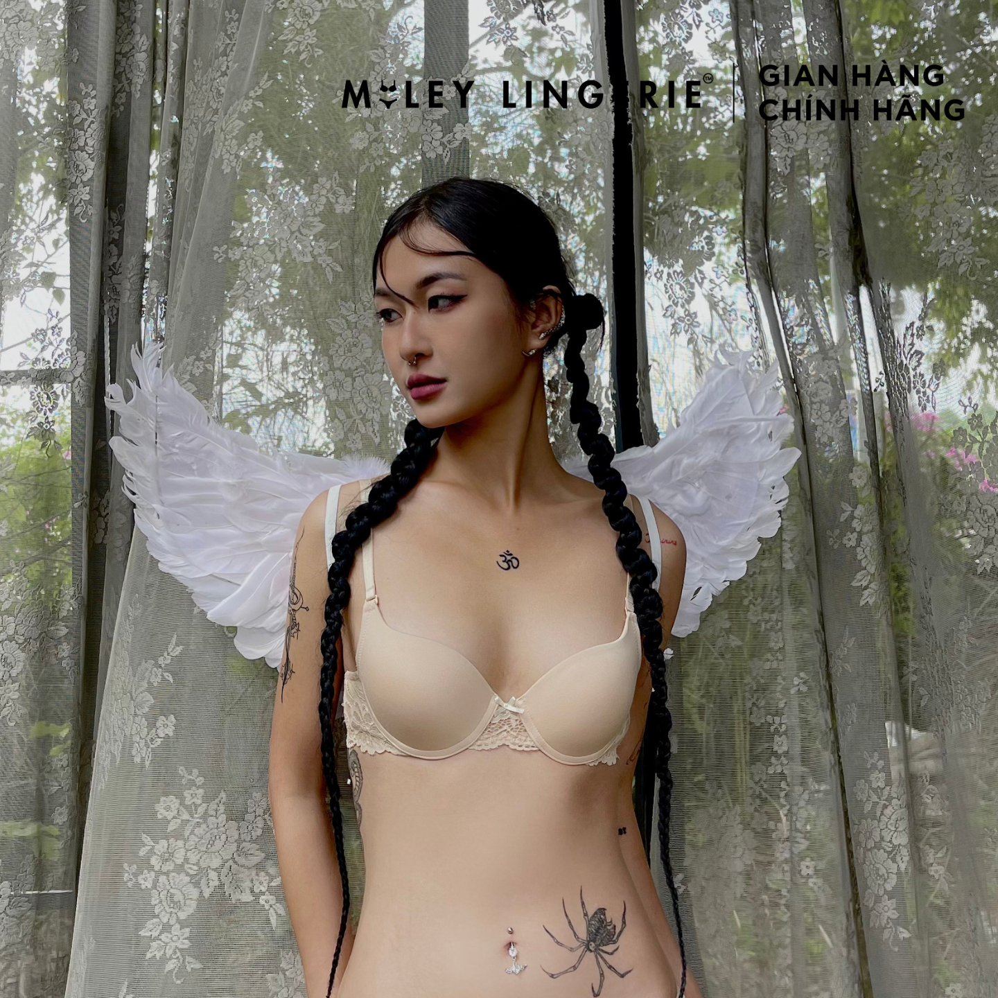 Hình ảnh Áo Ngực Nữ Có Gọng Mút Vừa Miley Lingerie - Màu da BRM09002