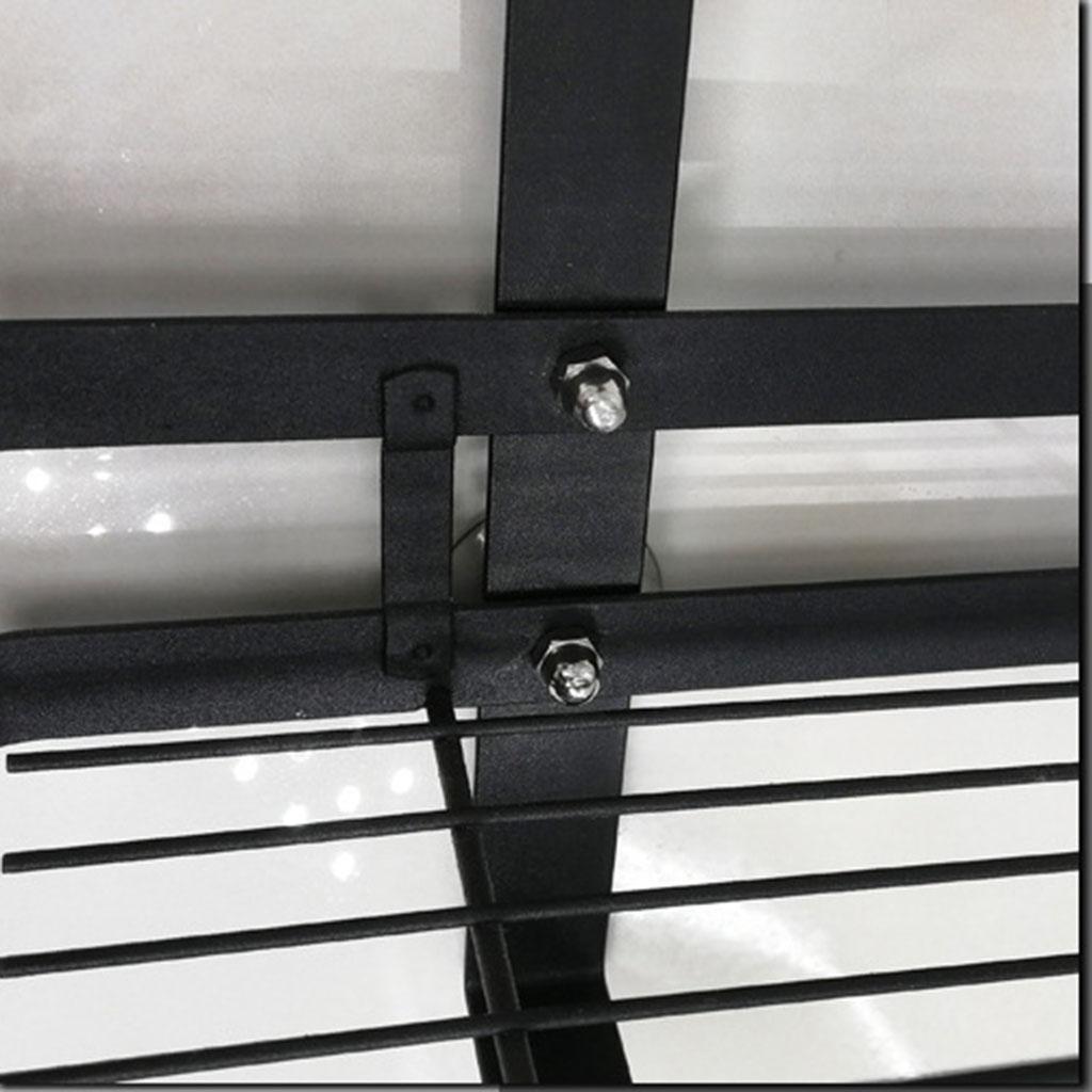 Black Over The Door Hanging Shelf Rack  Holder Basket 1-Layer