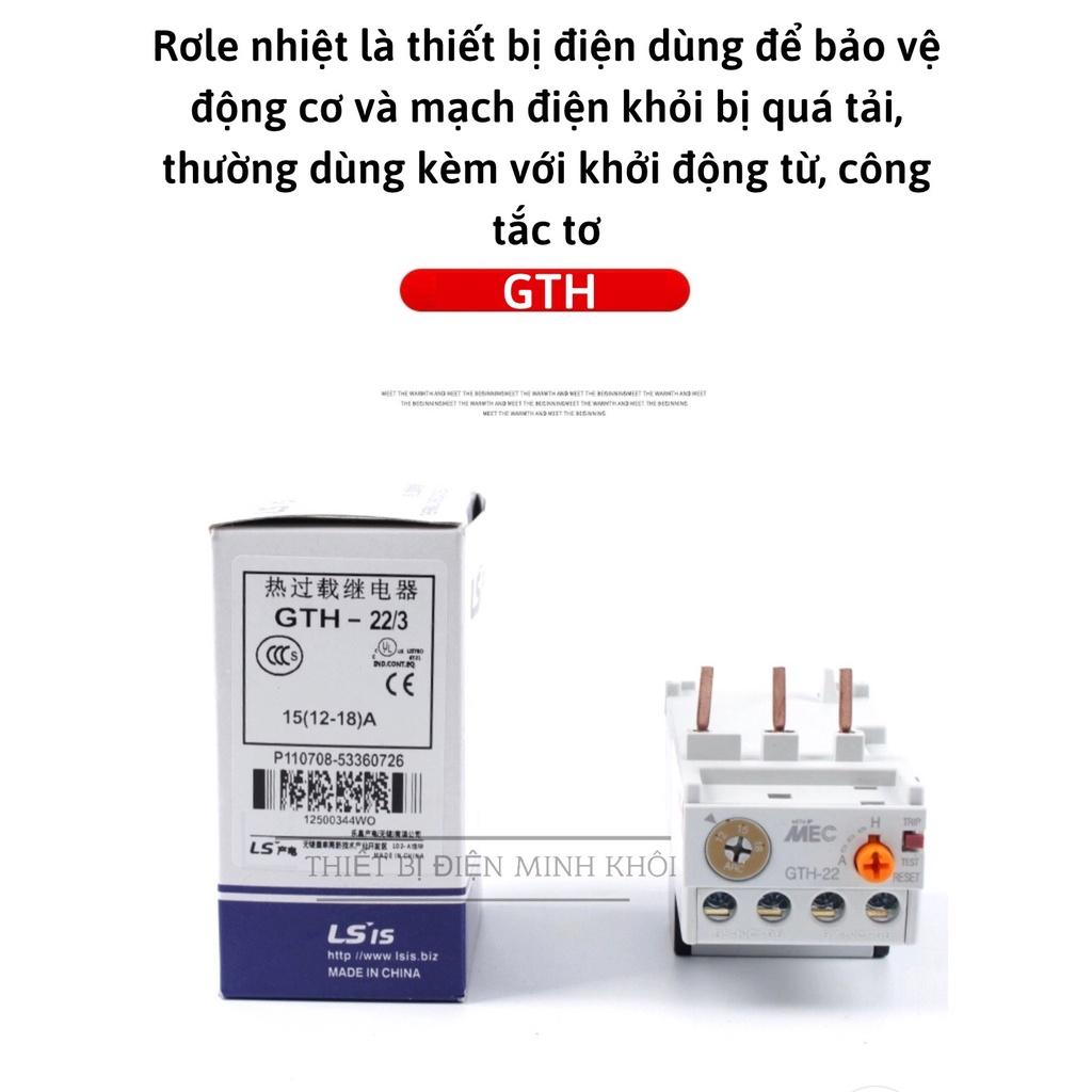 Rơ Le Nhiệt LS GTH-22,Relay Nhiệt LS GTH-22 Cho Khởi Động Từ GMC 9A-85A