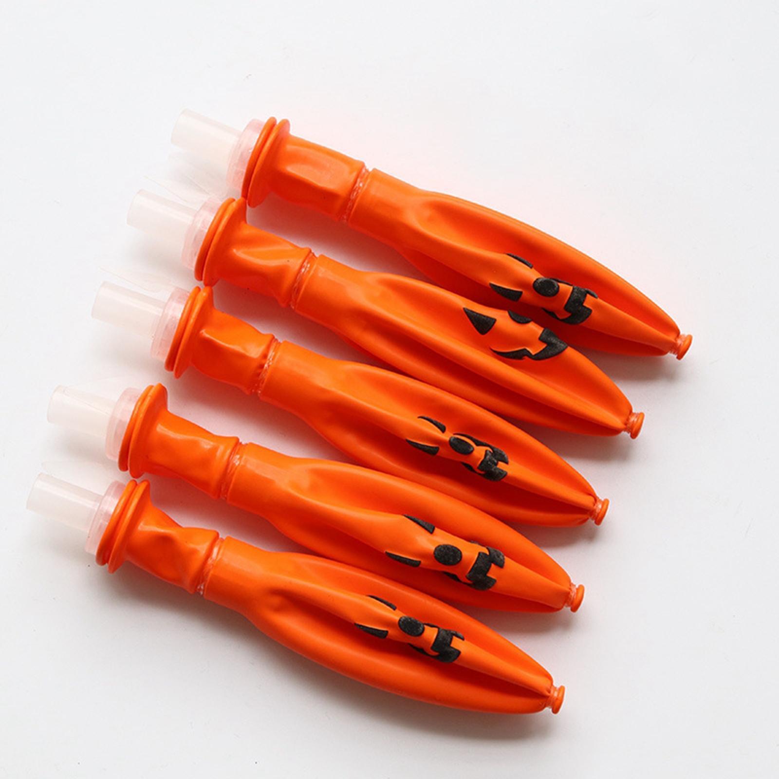 20x Pumpkin Light up Balloons Halloween Kids Toys for Yard Garden Decoration
