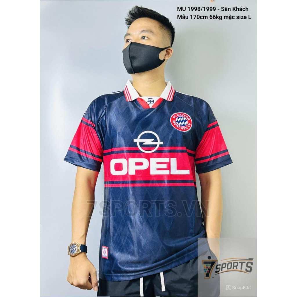 Áo Bóng Đá Retro Bayern Munich 1997 - Sân Nhà bản cao cấp vải Cotton Polyester