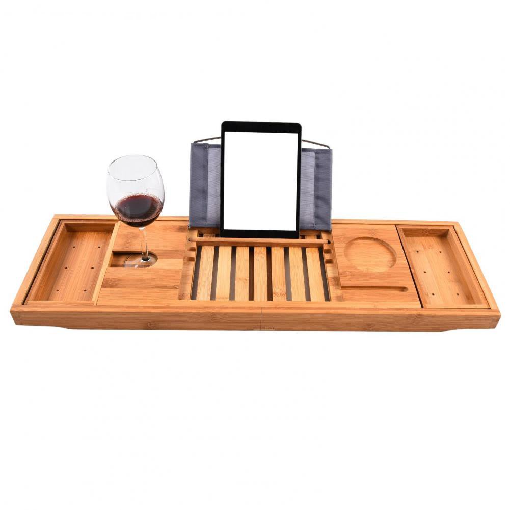 Bàn Để Thức Ăn Đựng Vật Dụng Cho Bồn Tắm Deluxe Tray - Cao Cấp