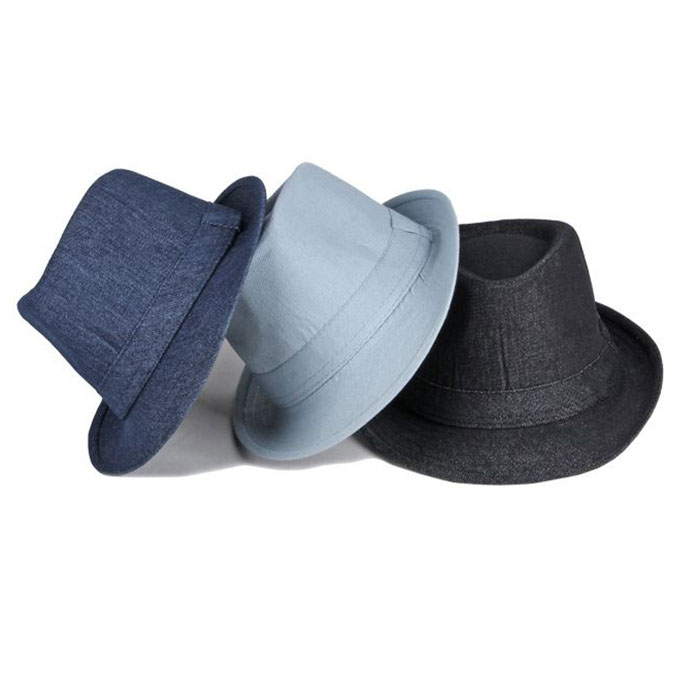 Mũ phớt Fedora Denim đẹp, chất liệu cao cấp cho nam và nữ