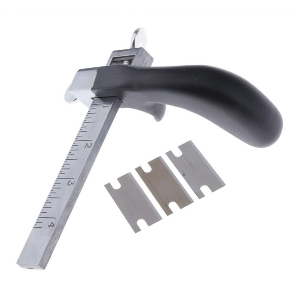 Aluminium Alloy Draw Gauge Strap Cutter Leather Or Lace Strap Cutter Tool