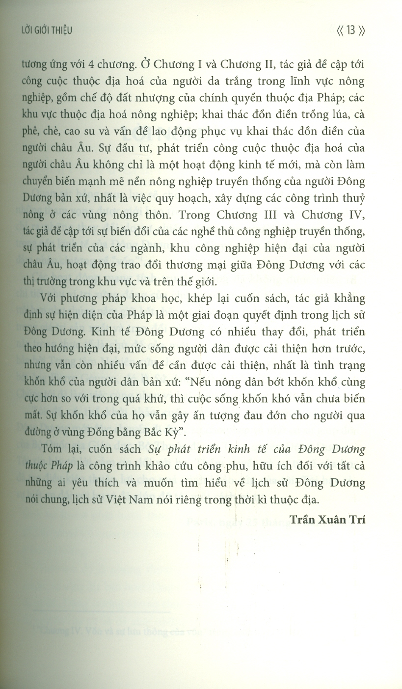 Sự phát triển kinh tế của Đông Dương thuộc Pháp (Bìa mềm) - Charles Robequain; Ninh Xuân Thao, Phạm Ngọc Hiệp, Trần Văn Kiên (dịch)