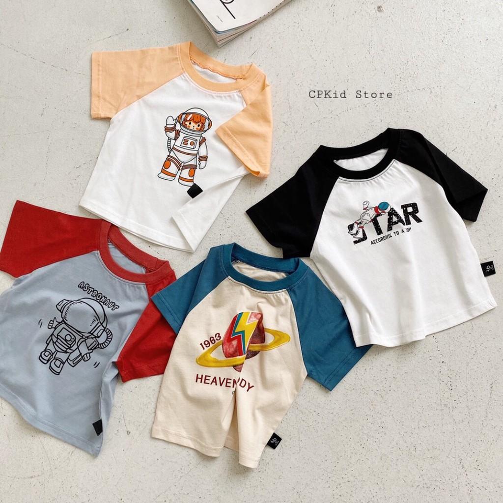 Áo ngăn tay màu - CPKID PHỐI TAY MÀU - SỢI ORGANIC THÂN THIỆN MÔI TRƯỜNG - AN TOÀN CHO DA BÉ