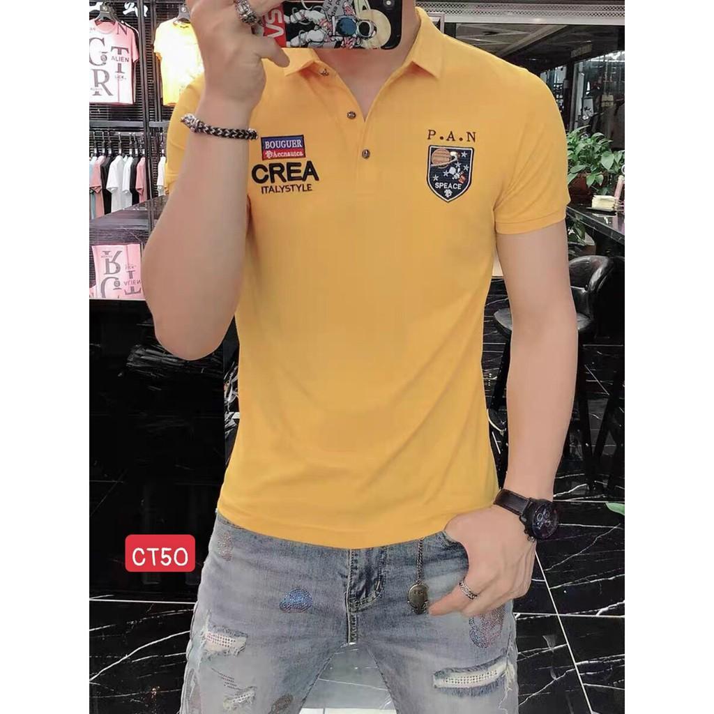Áo Phông Nam ️️ Áo Thun Nam Tay Ngắn Cổ Bẻ Thời Trang Cao Cấp Mẫu Mới Hàng VNXK Tô Tồ Shop - ATNTT10