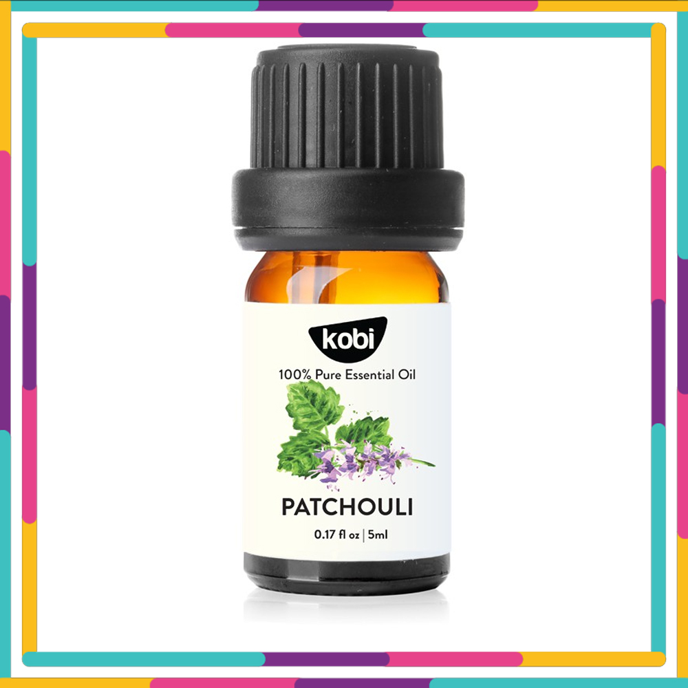 Tinh Dầu Hoắc Hương Kobi Patchouli Essential Oil Giúp Thư Giãn, Giảm Stress Hiệu Quả - 5ml