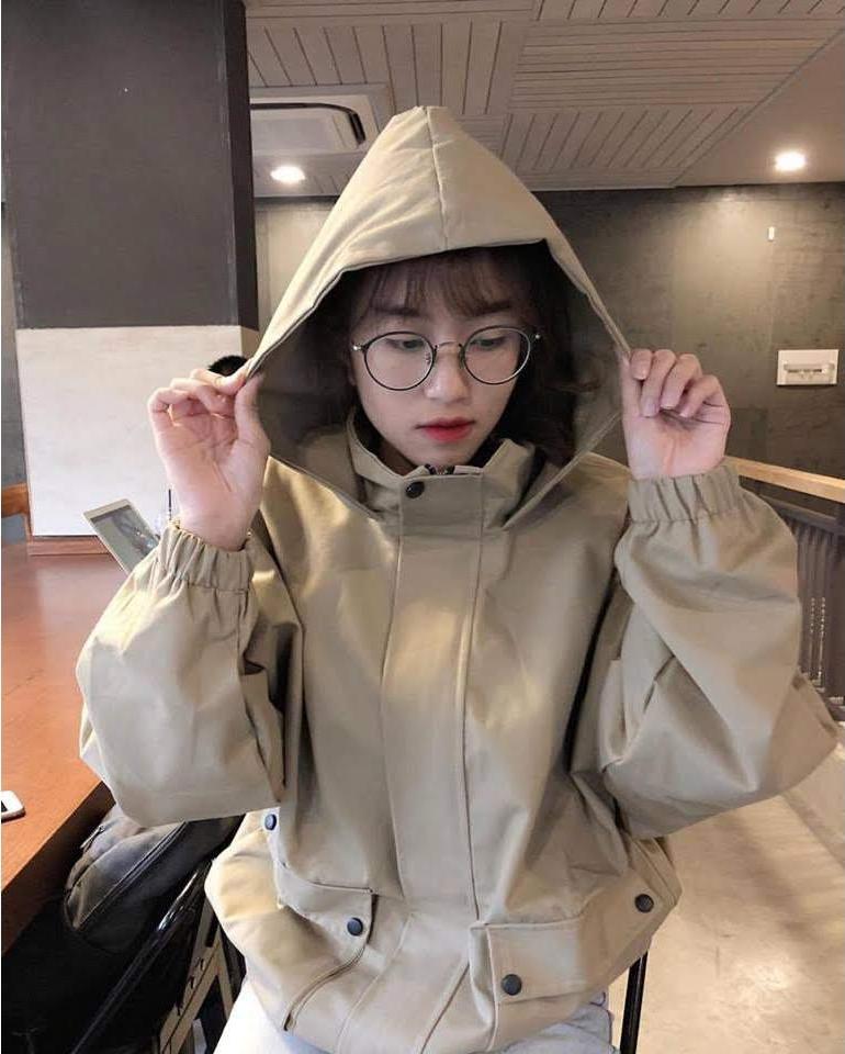 Áo Khoác Kaki Túi Hộp Màu Đen / Màu Tan - Jacket Box Black / Vani Unisex