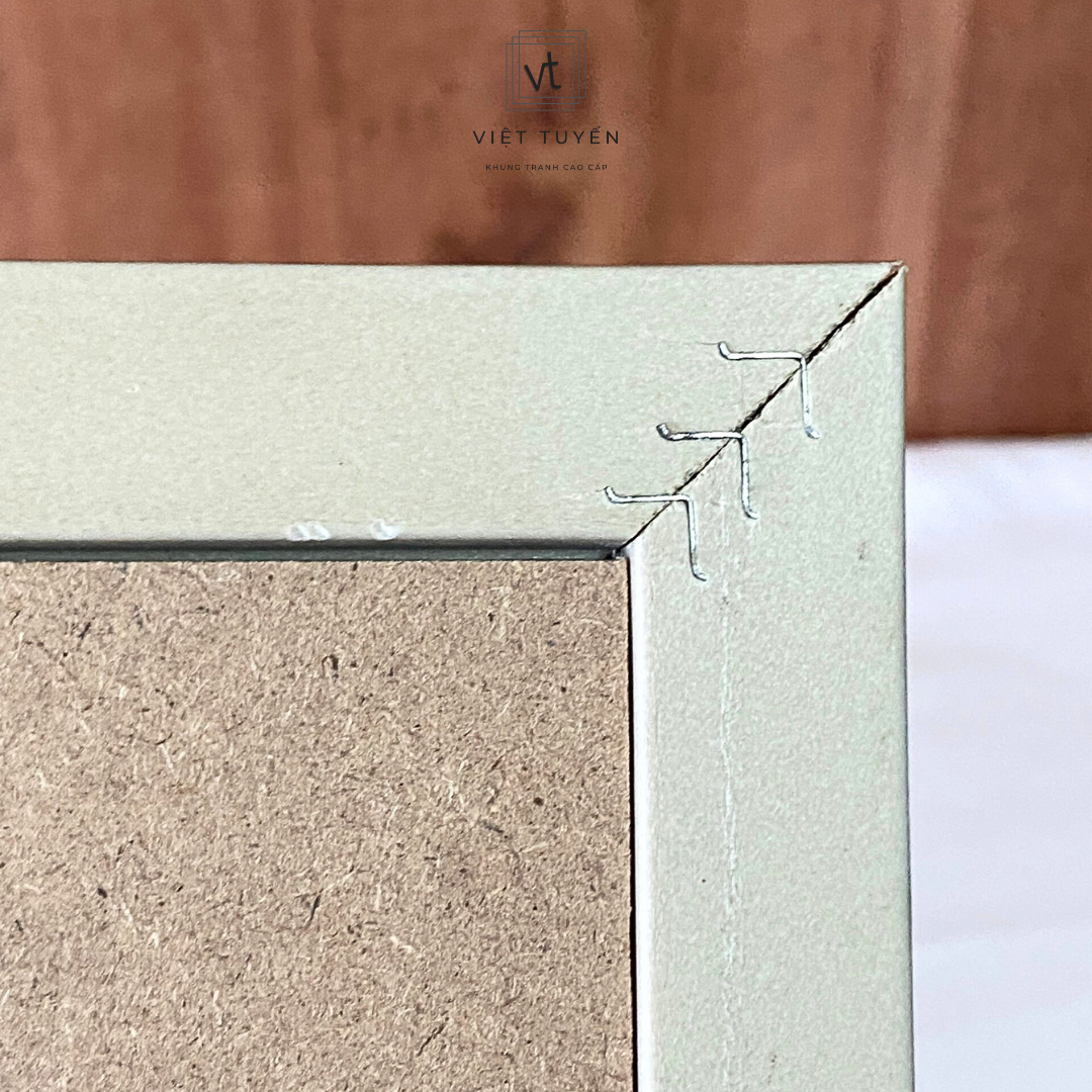 Khung Hình Bằng Khen Xám Nhám Vân Gỗ , Chất Liệu Composite kèm Mặt Kính, giá xưởng Việt Tuyến mã 270XN