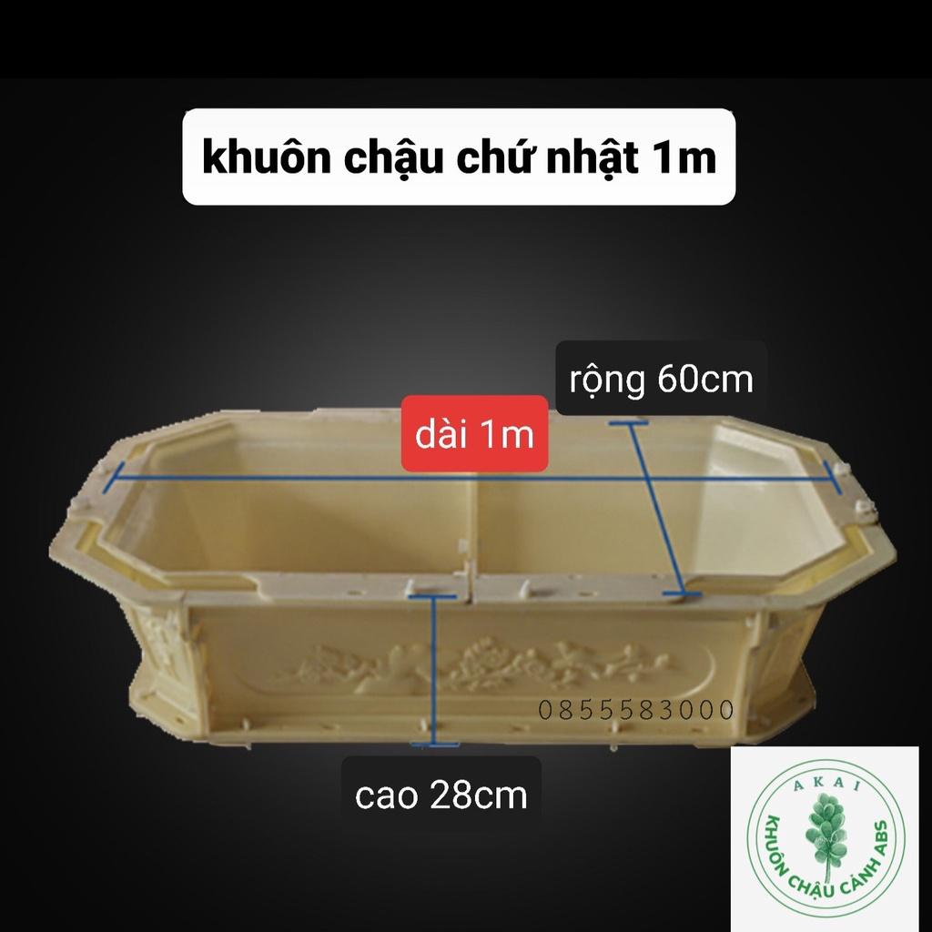 Khuôn đúc chậu cảnh chữ nhật 1m