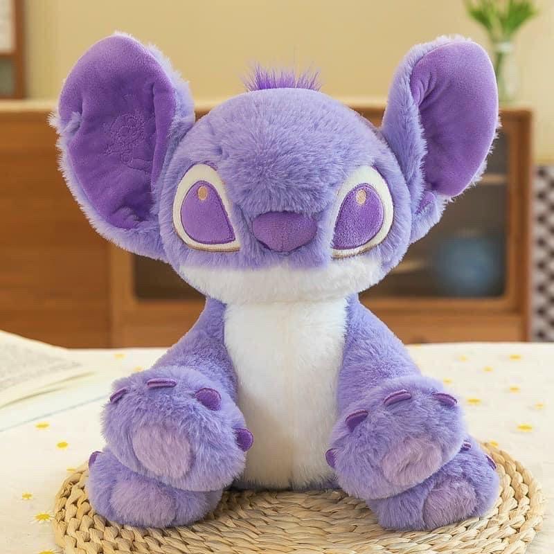 Gấu Nhồi Bông Stitch Màu Tím Mộng Mơ 30cm 40cm 50cm 70cm