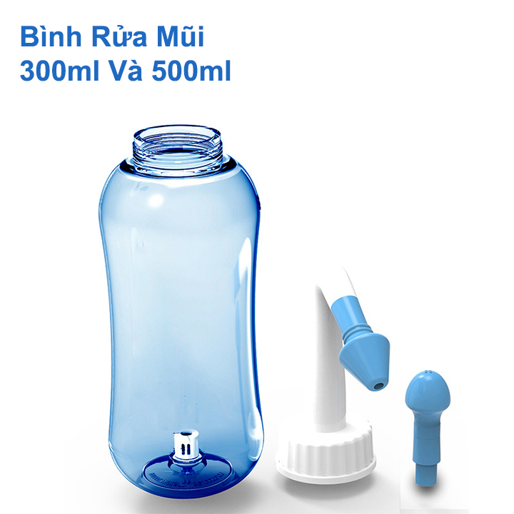 Bình Rửa Mũi Loại 300ml và 500ml. Bình Xịt Rửa Mũi. Vệ Sinh Viêm Mũi Viêm Xoang